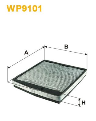 WIX FILTERS Suodatin, sisäilma WP9101